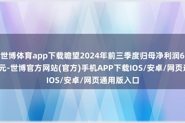 世博体育app下载瞻望2024年前三季度归母净利润6335.29万元-世博官方网站(官方)手机APP下载IOS/安卓/网页通用版入口