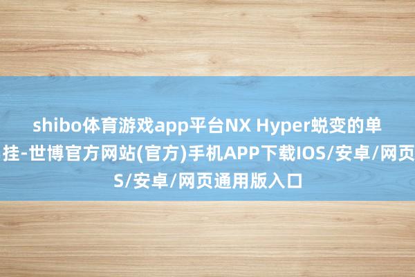 shibo体育游戏app平台NX Hyper蜕变的单摇臂结构吊挂-世博官方网站(官方)手机APP下载IOS/安卓/网页通用版入口