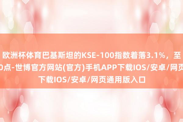 欧洲杯体育巴基斯坦的KSE-100指数着落3.1%，至111,483.50点-世博官方网站(官方)手机APP下载IOS/安卓/网页通用版入口