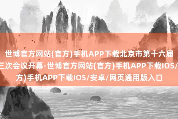 世博官方网站(官方)手机APP下载北京市第十六届东谈主民代表大会第三次会议开幕-世博官方网站(官方)手机APP下载IOS/安卓/网页通用版入口