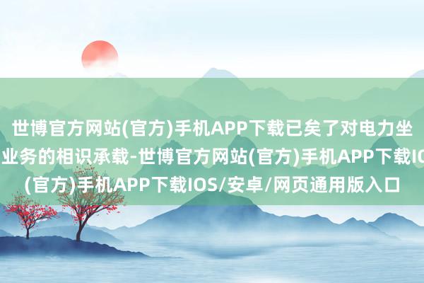 世博官方网站(官方)手机APP下载已矣了对电力坐褥、退换自动化等枢纽业务的相识承载-世博官方网站(官方)手机APP下载IOS/安卓/网页通用版入口